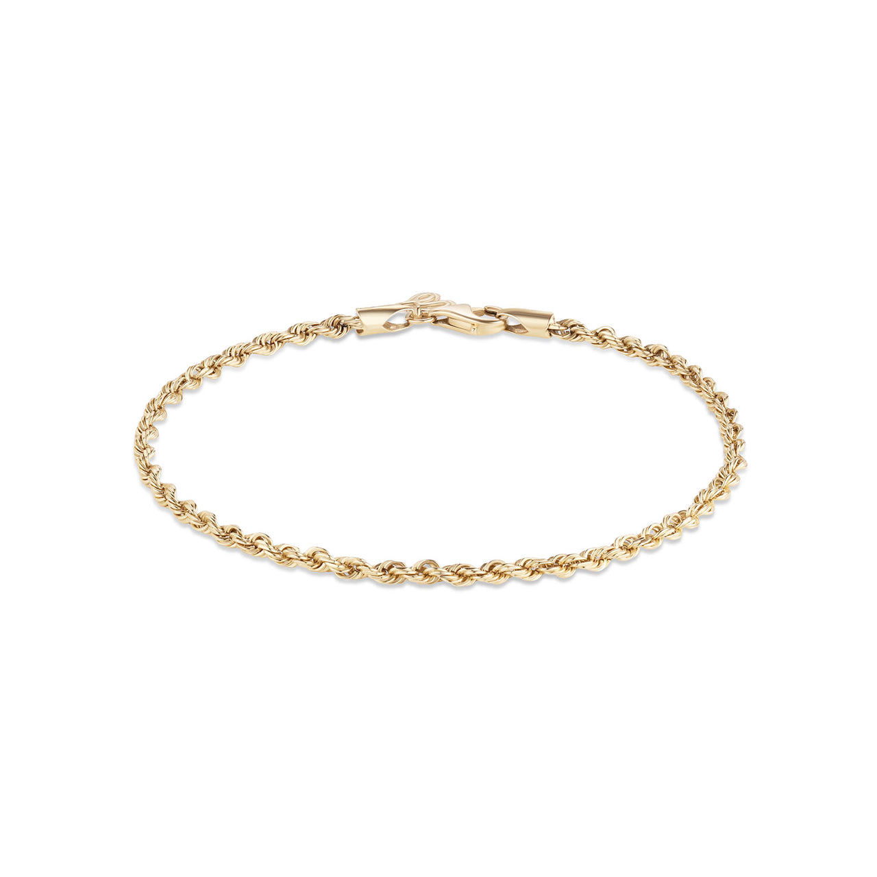 DIAMOND CUT ROPE BRACELET