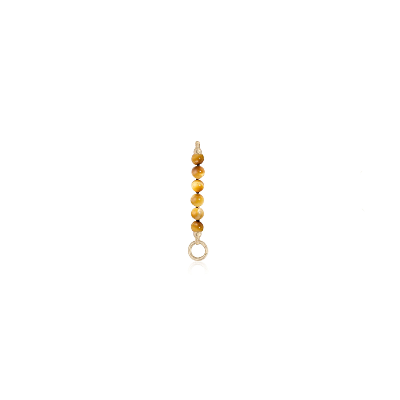 TIGER EYE CALLA LARIAT DROP