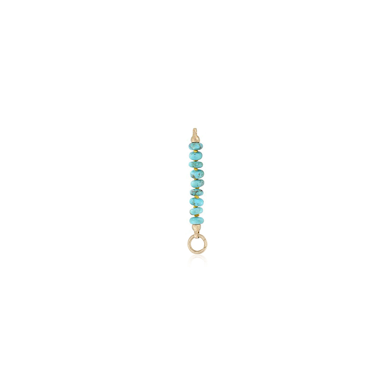 TURQUOISE CALLA LARIAT DROP