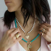 TURQUOISE CALLA NECKLACE