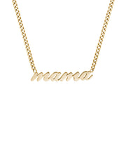 MAMA name plate necklace