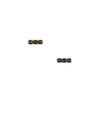 14k gold bar earrings set with black diamonds